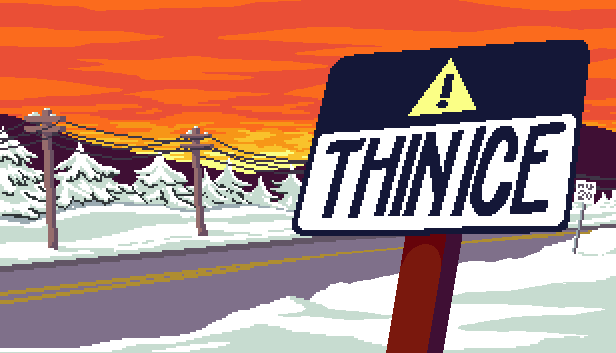 thin ice sign